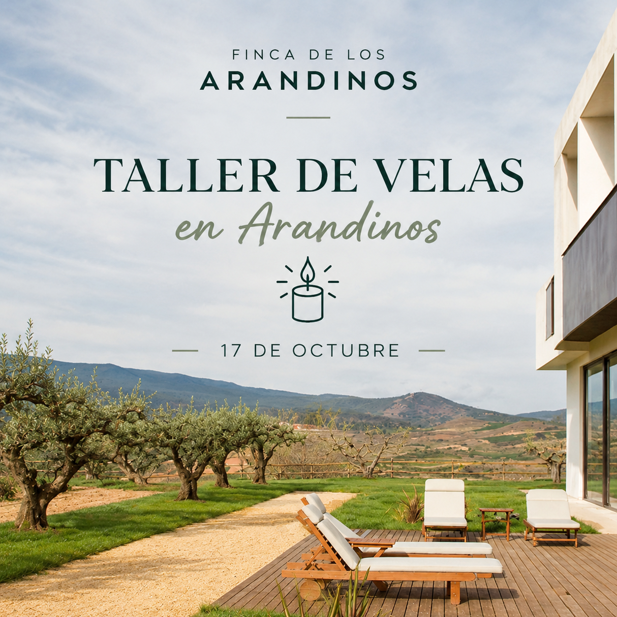 Taller de velas en Arandinos